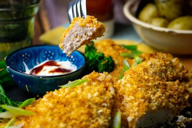 Crispy Panko Chicken Recipe (Baked)