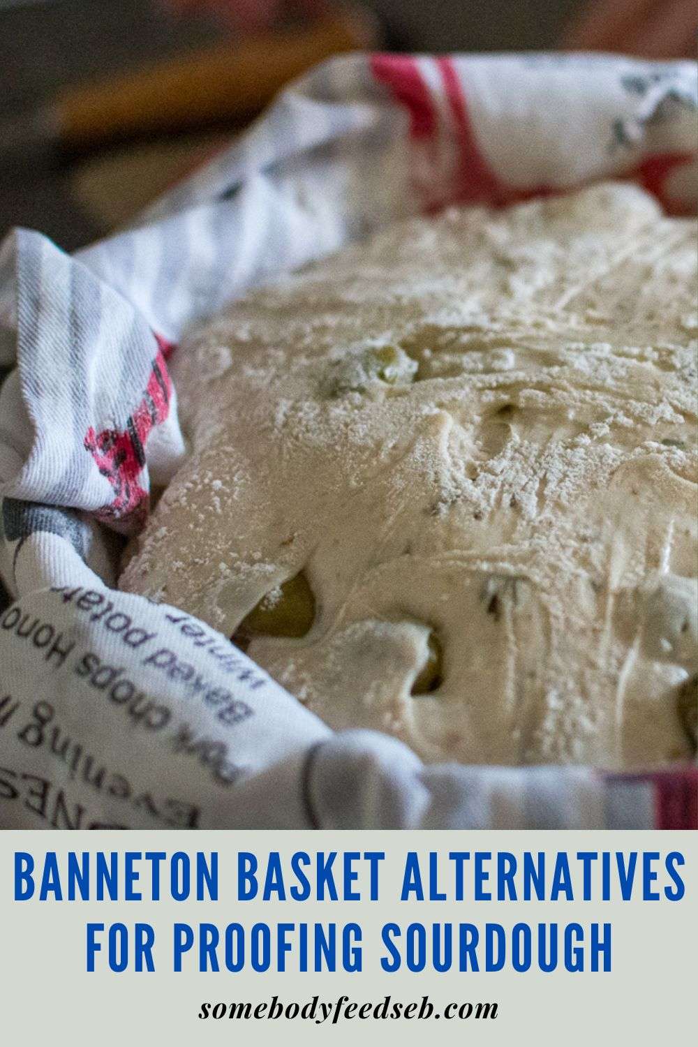 Proofing Basket Alternatives Pin for Pinterest.
