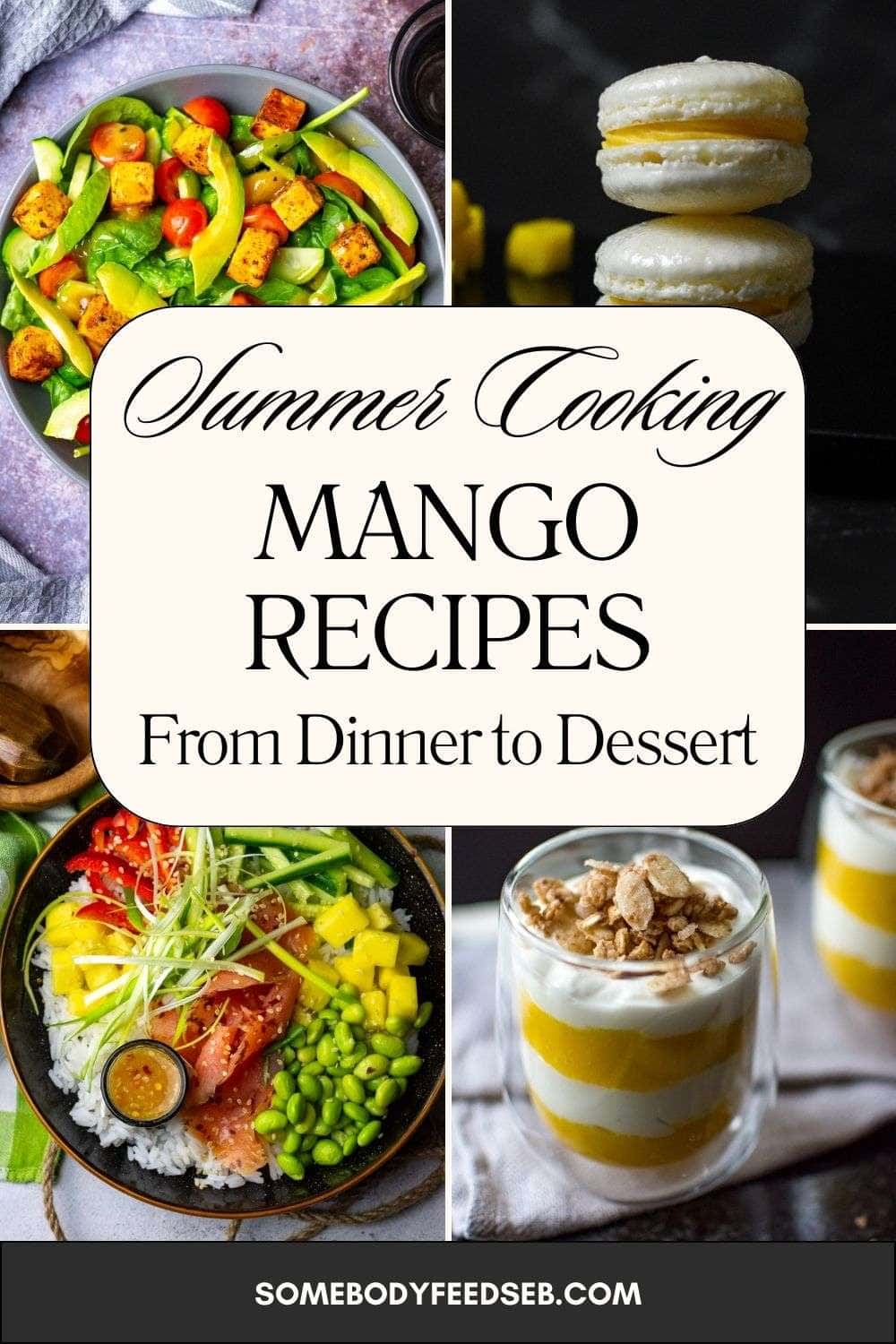 Mango Recipes Pin For Pinterest.