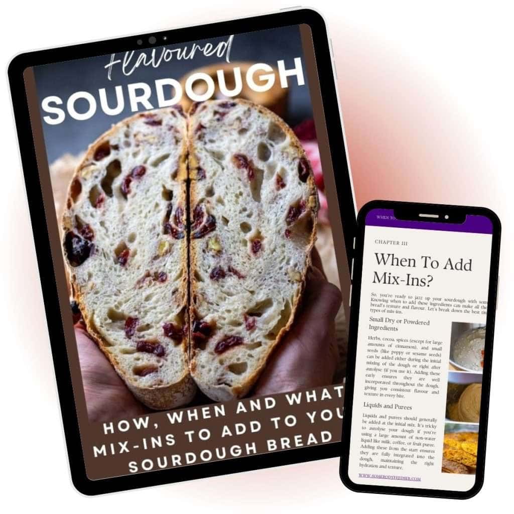 Flavoured sourodugh mock ups