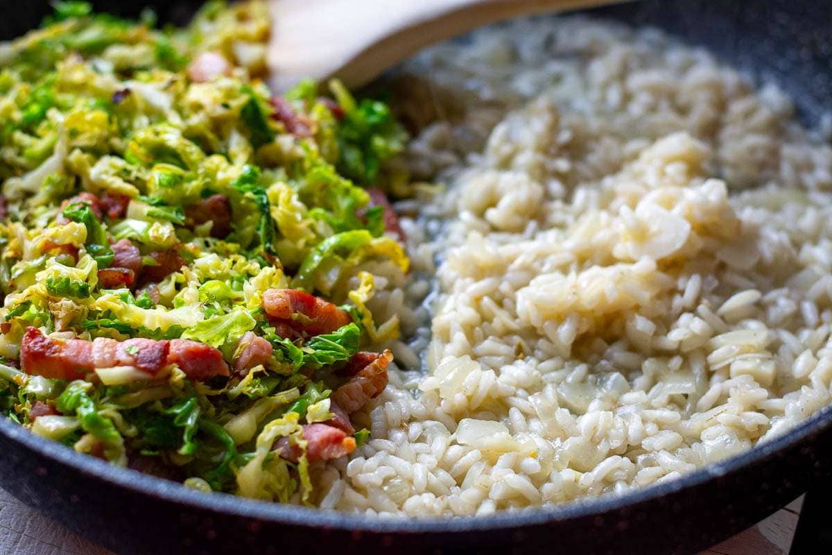 Cabbage Risotto Savoy Cabbage Risotto With Bacon | Somebody Feed Seb