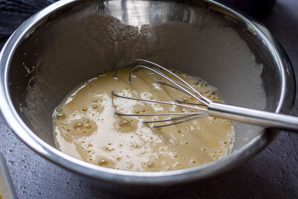 Sourdough Dutch Baby pancake batter.
