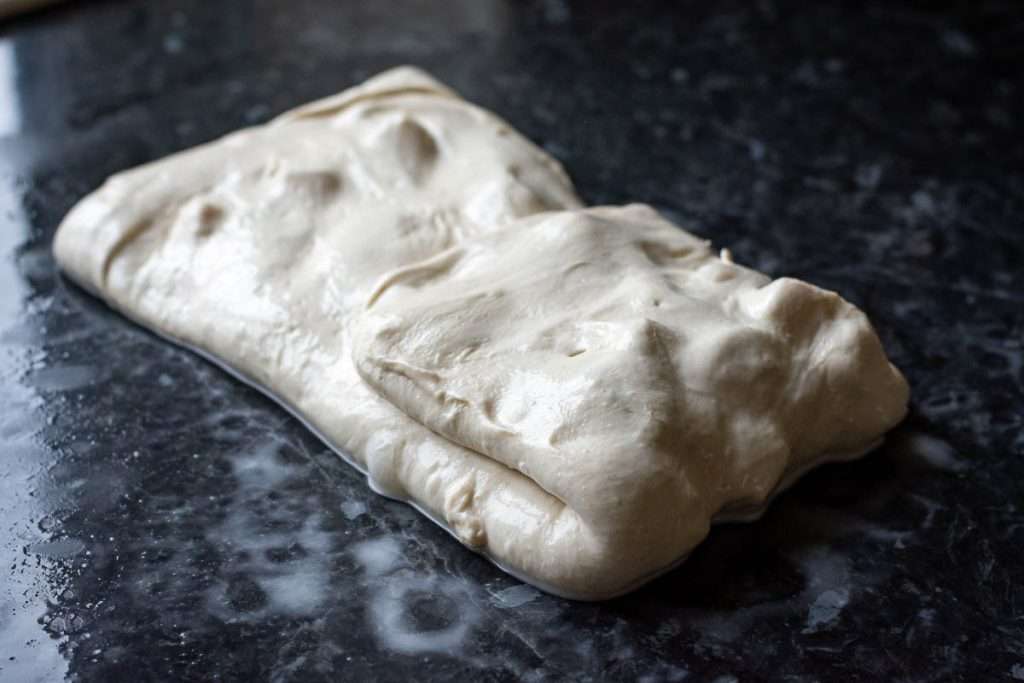 Sourdough maination process continued.