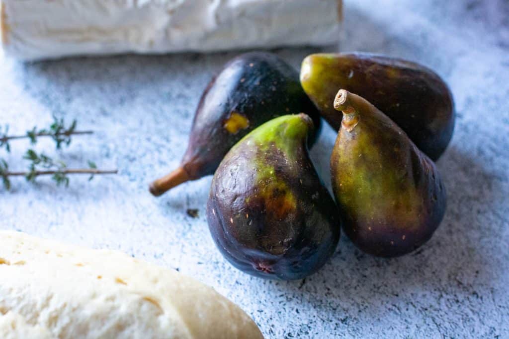Four fresh figs.